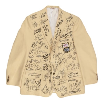 NFL Hall of Fame Autographed Gold Jacket (70+ HOFers!) 